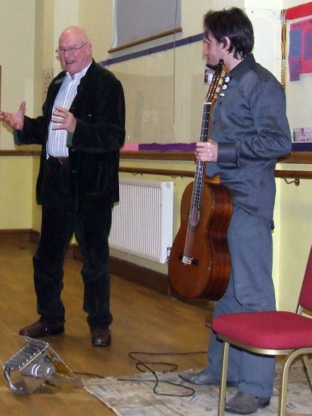Jeff Rodrigues and Martin Shaw at Greenwood Centre